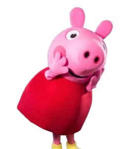 Mascotte Peppa Pig sur commande