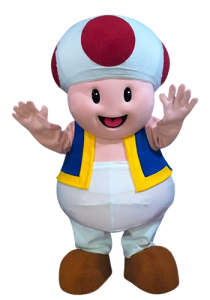 Mascotte Toad sur commande
