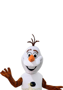 Mascotte Olaf sur commande